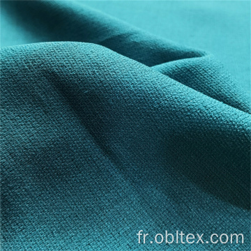 Linon d&#39;imitation en polyester OBL22-C-062 pour robe